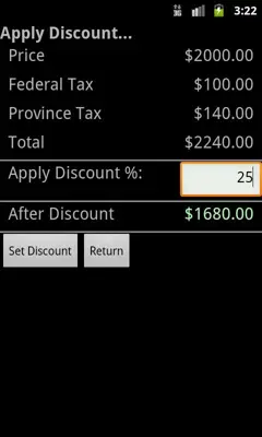 Canadian Sales Tax android App screenshot 0